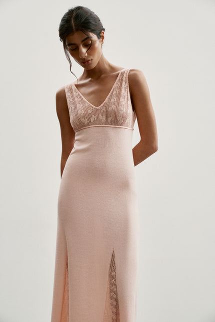 MARY dress, peach