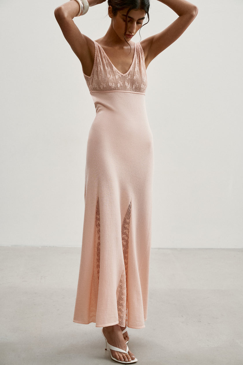 MARY dress, peach