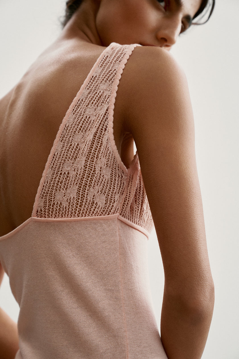 MARY dress, peach