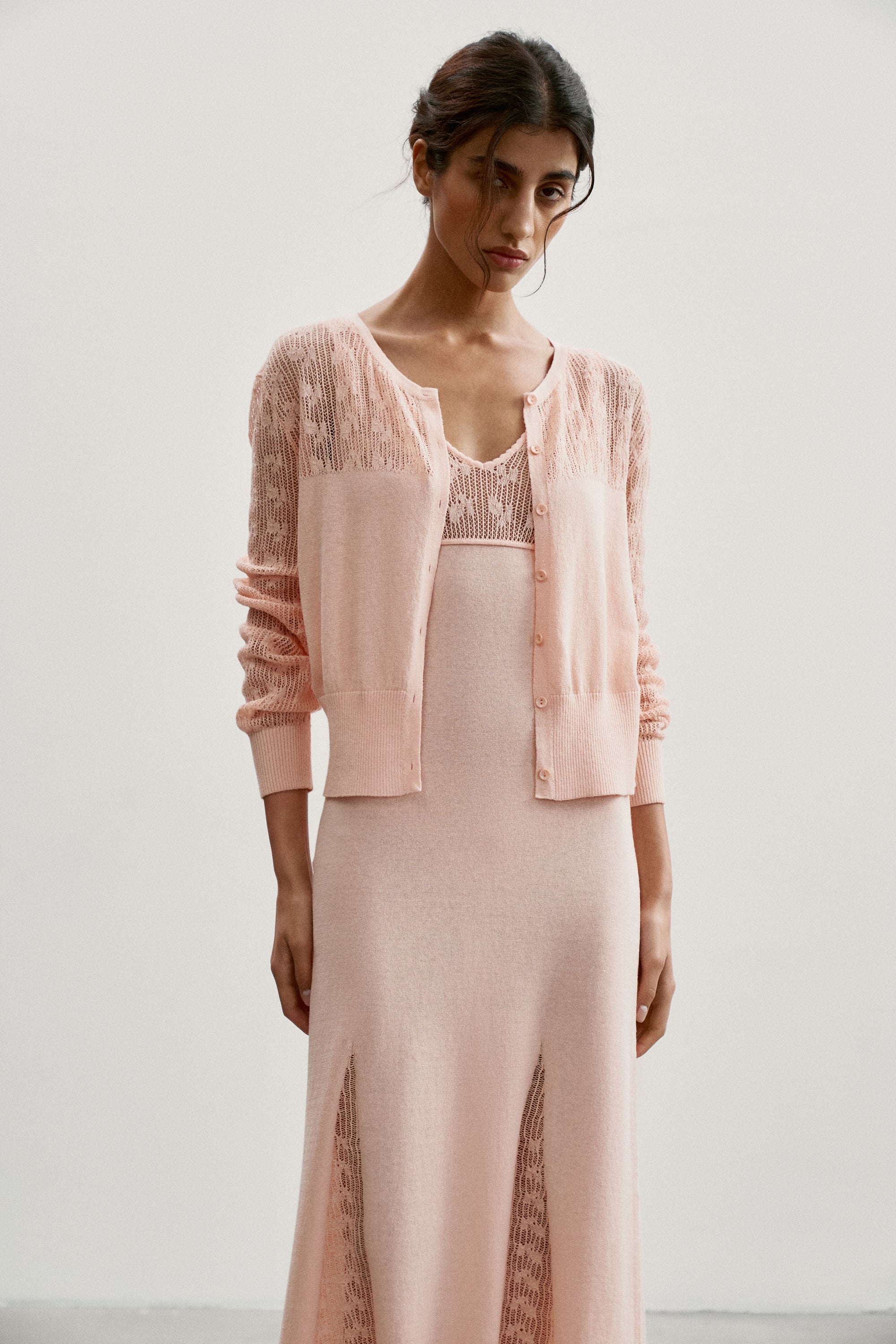 MARY dress, peach