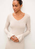NORA long sleeve dress, latte
