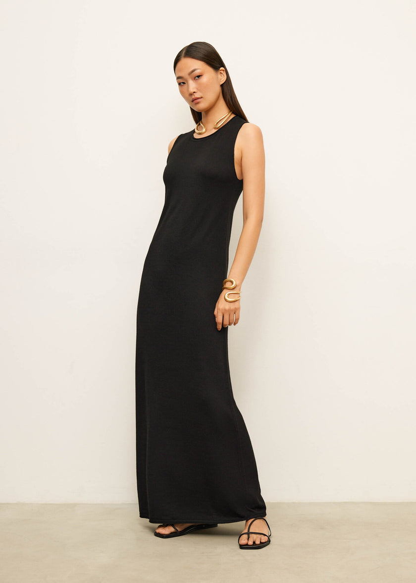 NARINA round neck dress, black