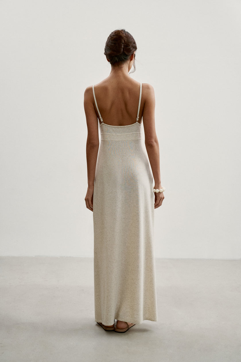 VICTORIA dress, light beige