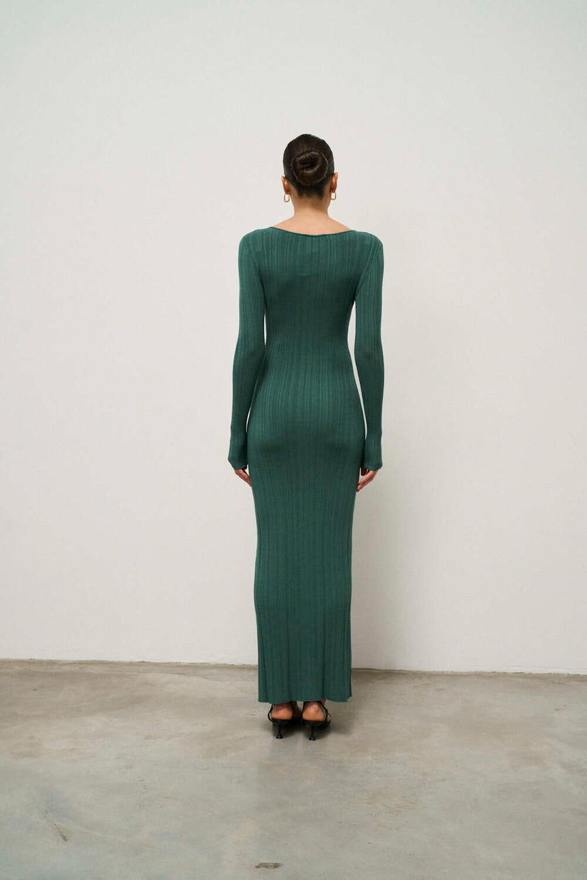 COTY dress, emerald
