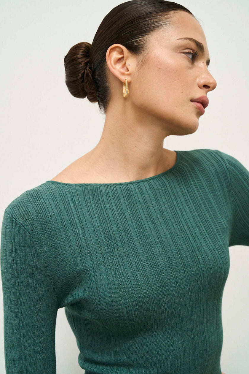 COTY dress, emerald