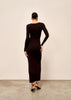 COTY dress, dark chocolate