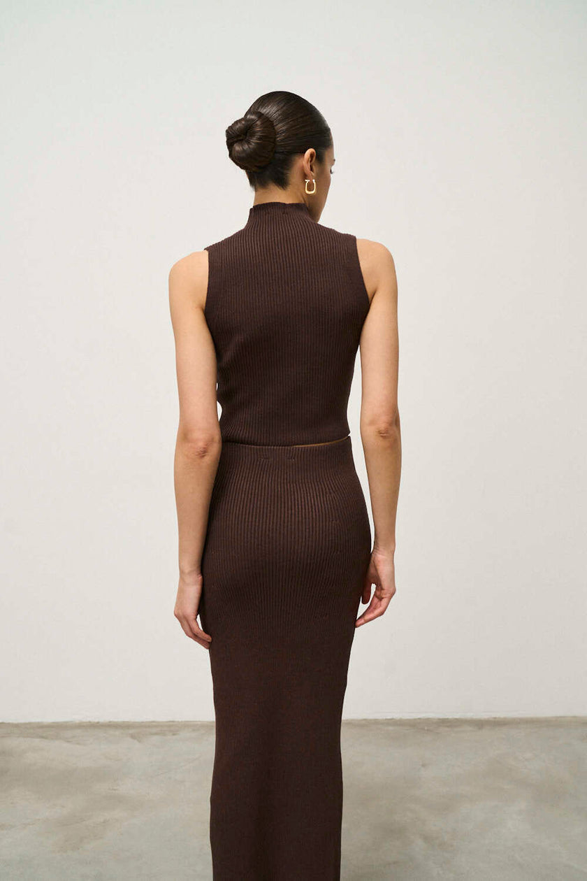 CLARE skirt, chocolate