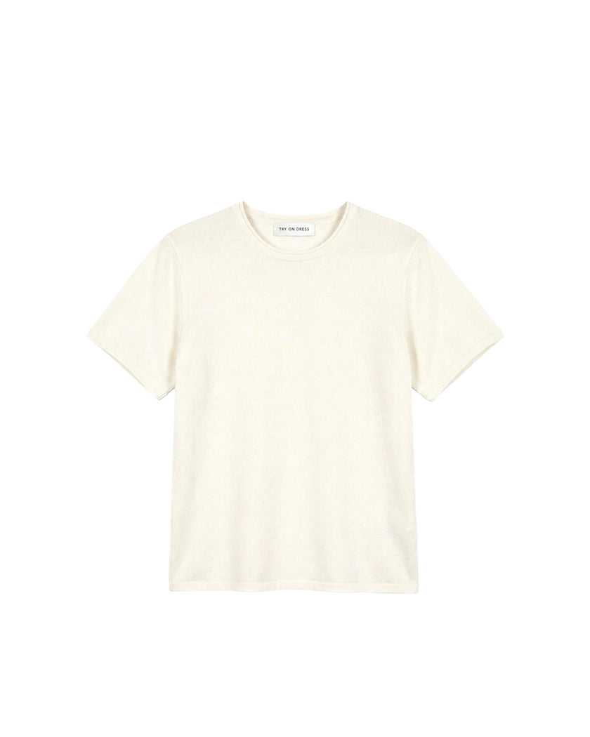 NARINA relaxed fit jumper, ivory
