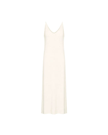 NARINA cashmere-blend dress, ivory