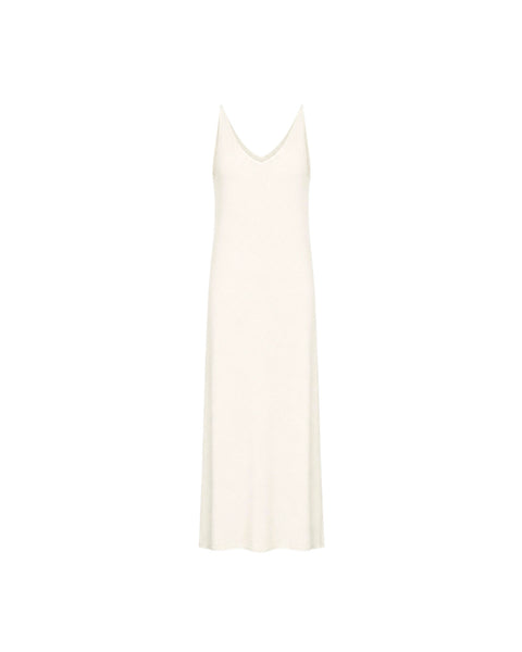 NARINA cashmere-blend dress, ivory
