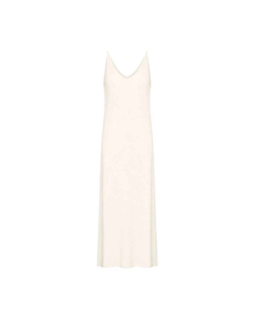 NARINA cashmere-blend dress, ivory