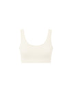 NARINA thin-strap crop top, ivory