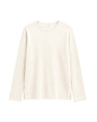 NARINA basic long sleeve top, ivory