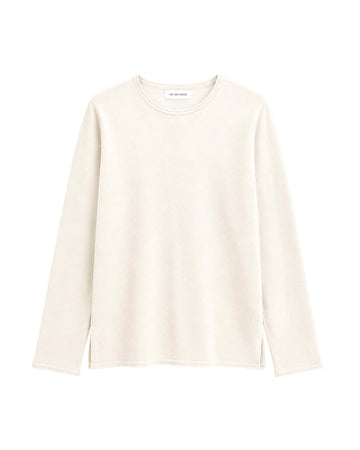 NARINA basic long sleeve top, ivory