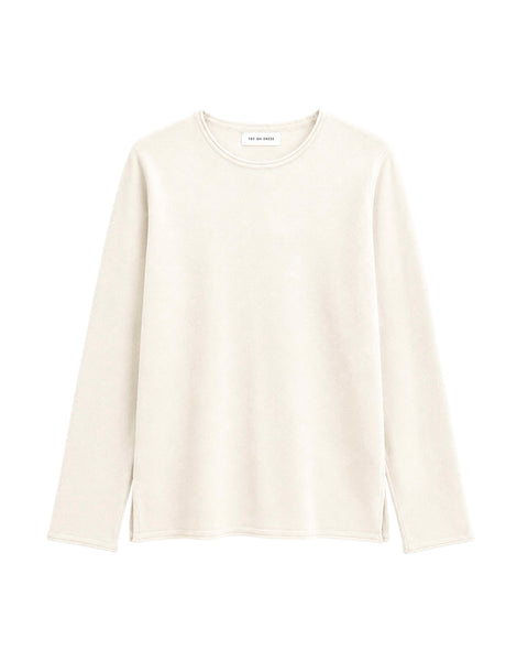 NARINA basic long sleeve top, ivory