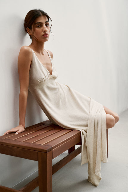 VICTORIA dress, light beige