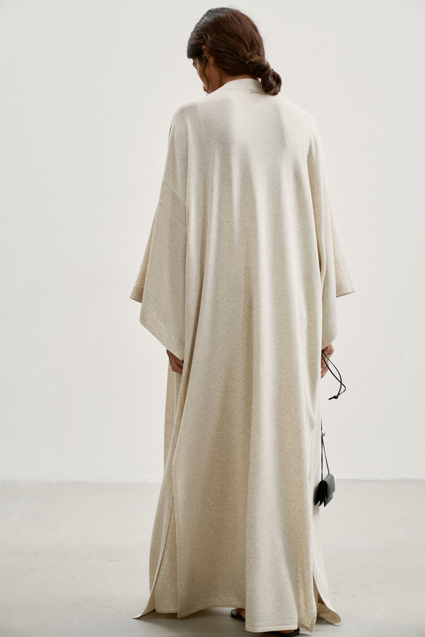 VICTORIA kimono cardigan, light beige
