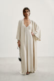 VICTORIA kimono cardigan, light beige