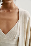 VICTORIA kimono cardigan, light beige