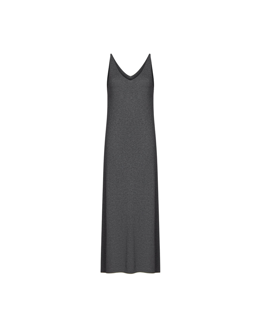 NARINA cashmere-blend dress, gray melange