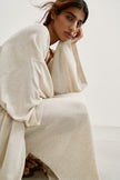 VICTORIA kimono cardigan, light beige