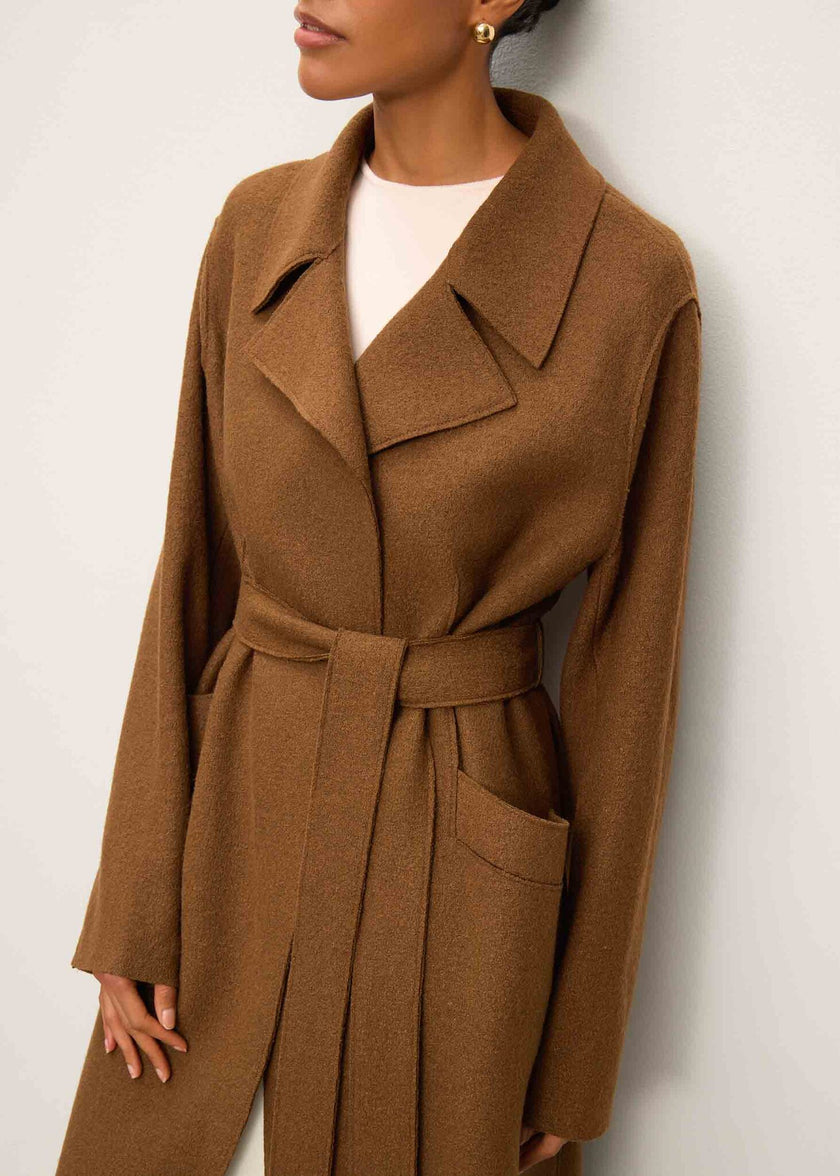 CORSO coat, hazelnut