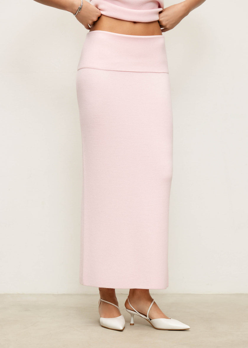 MOLLY peplum skirt, pink