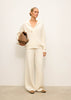 TATUM clusp jumper, milk