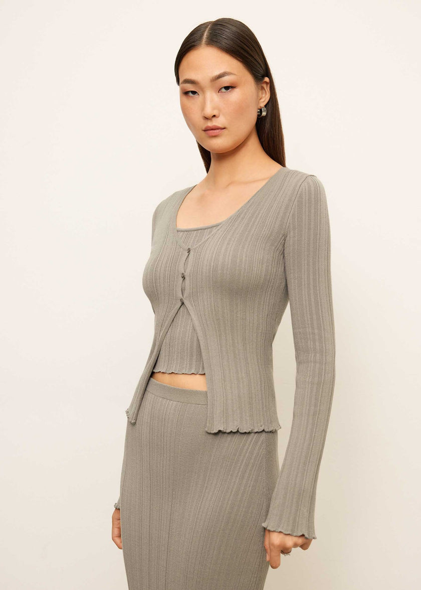 COTY cardigan, rosemary