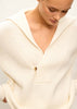 TATUM clusp jumper, milk