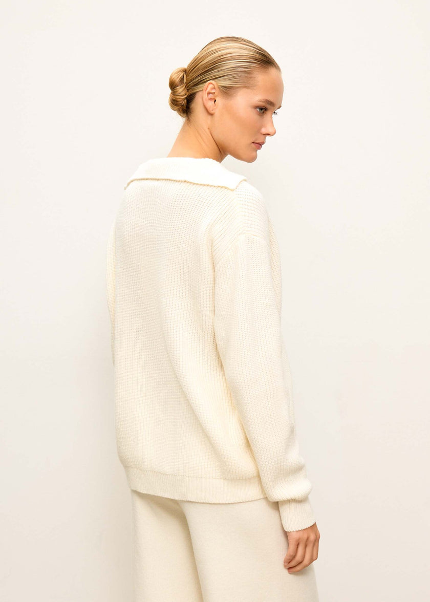 TATUM clusp jumper, milk