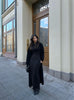 AMARA knitted coat, black