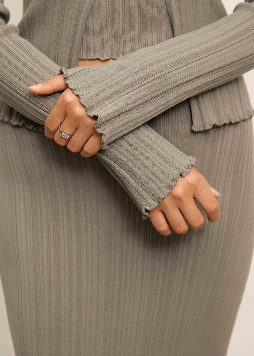 COTY cardigan, rosemary