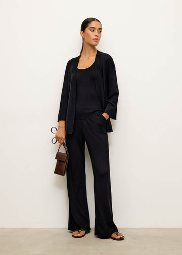 PALOMA merino wool cardigan, black