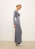 ERIKA dress with long sleeves, graphite