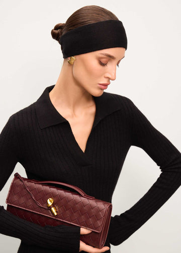 KIRA wool headband, black
