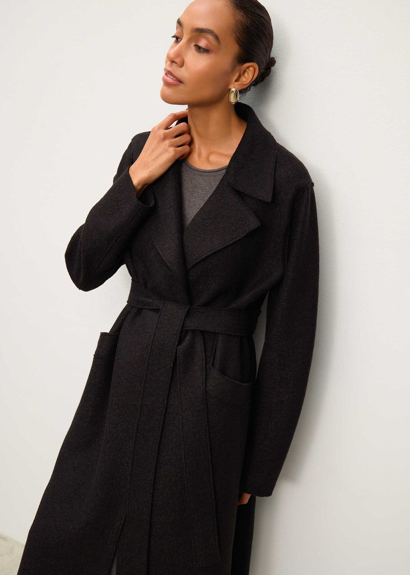 CORSO coat, black