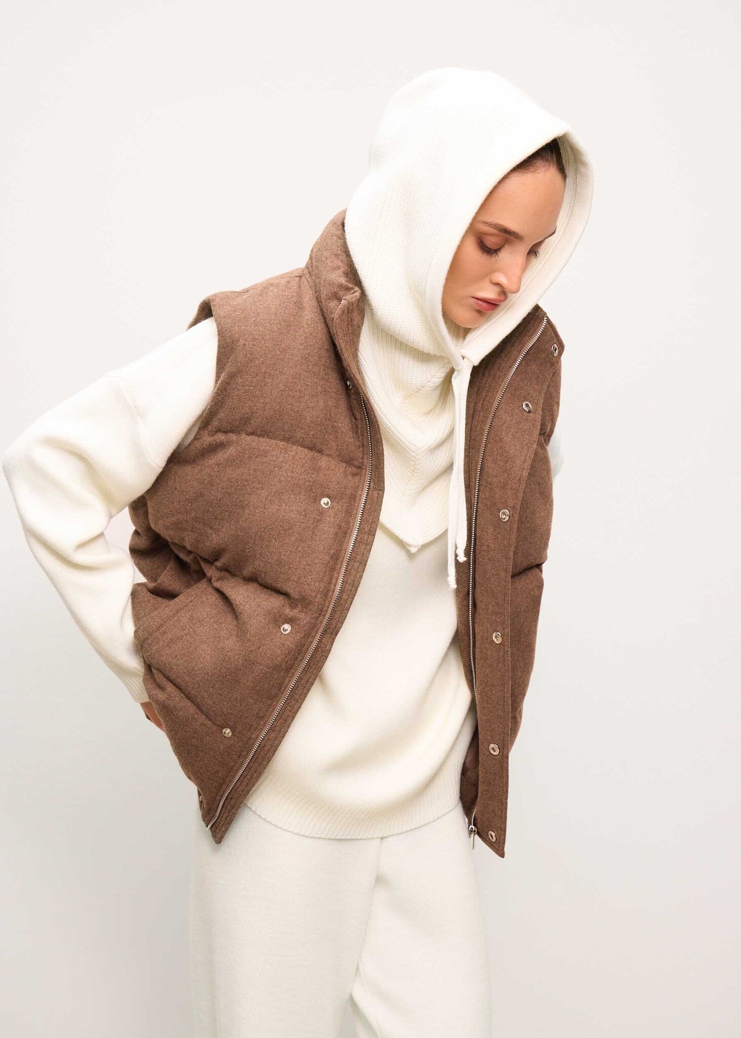 GABI vest, chocolate