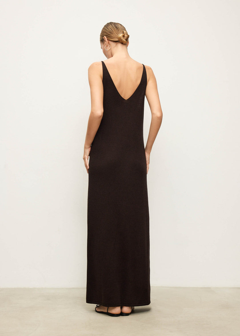 NARINA dress, dark chocolate