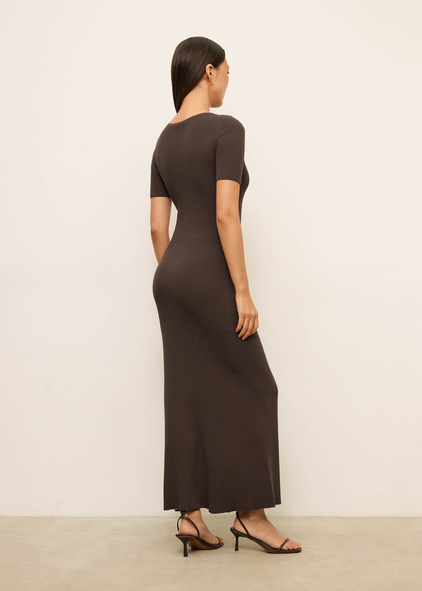 PETRA short sleeve dress, ardesia