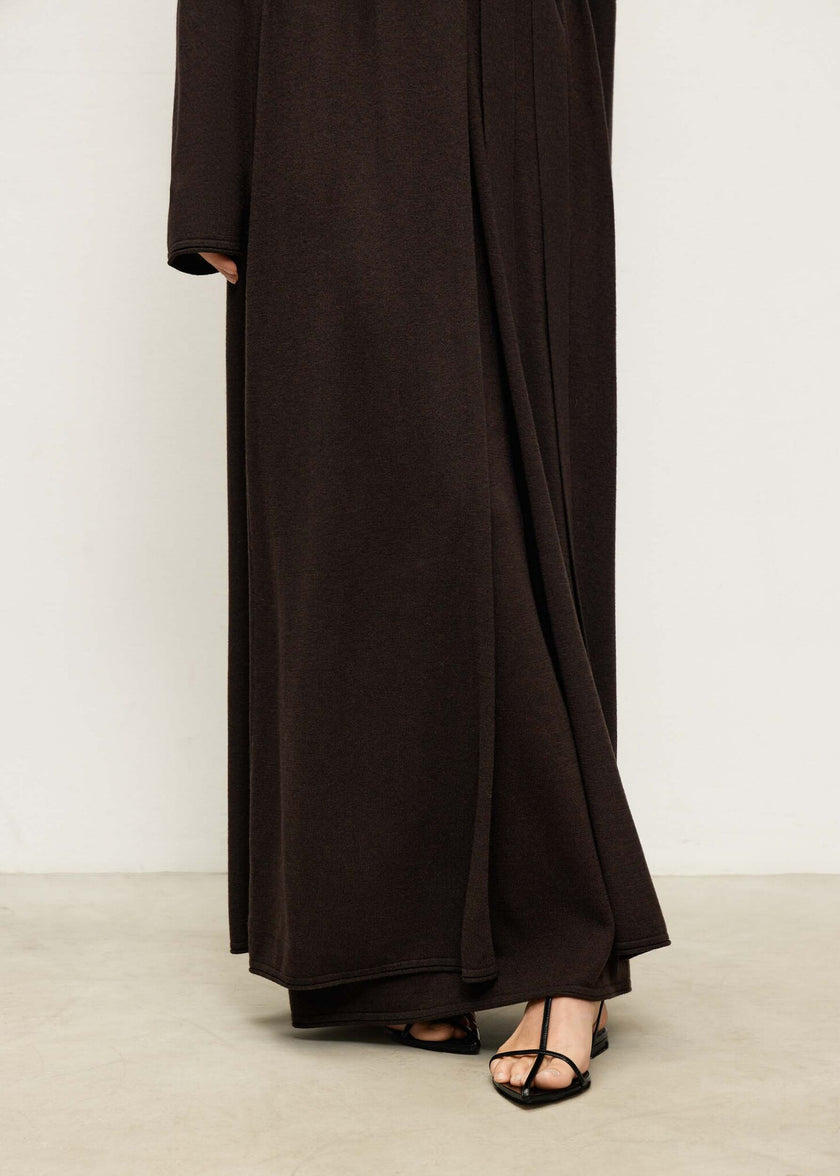 NARINA cardigan, dark chocolate