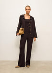 SORAYA cardigan, dark chocolate