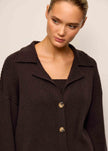 SORAYA cardigan, dark chocolate