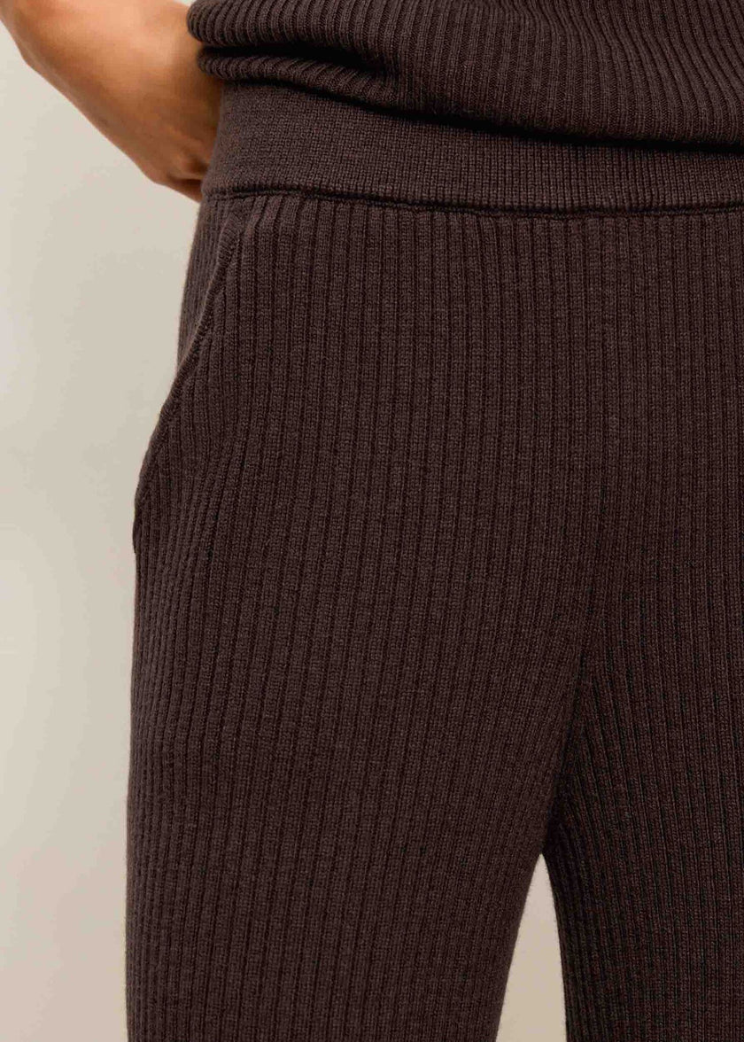 SORAYA pants, dark chocolate