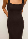 SORAYA dress, dark chocolate