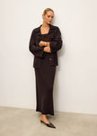 SORAYA cardigan, dark chocolate