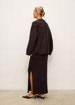 SORAYA cardigan, dark chocolate