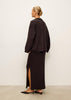SORAYA cardigan, dark chocolate