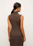 TATUM top, chocolate