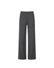 NARINA fluid knit pants, gray melange